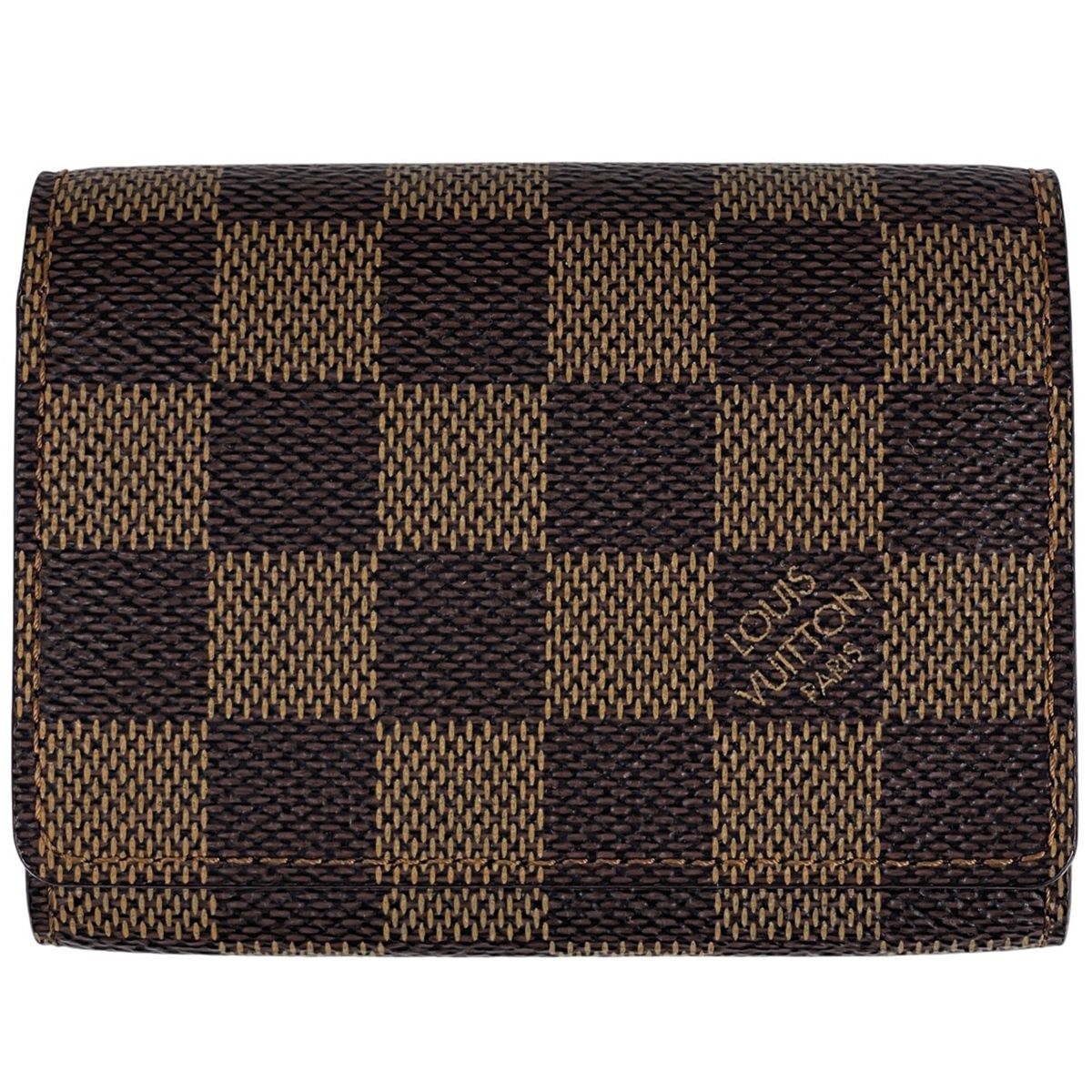 ルイ ヴィトン Louis Vuitton アンヴェロップ カルト ドゥ ヴィジット カード入れ 名刺ケース カードケース ダミエ ブラウン N62920 レディース