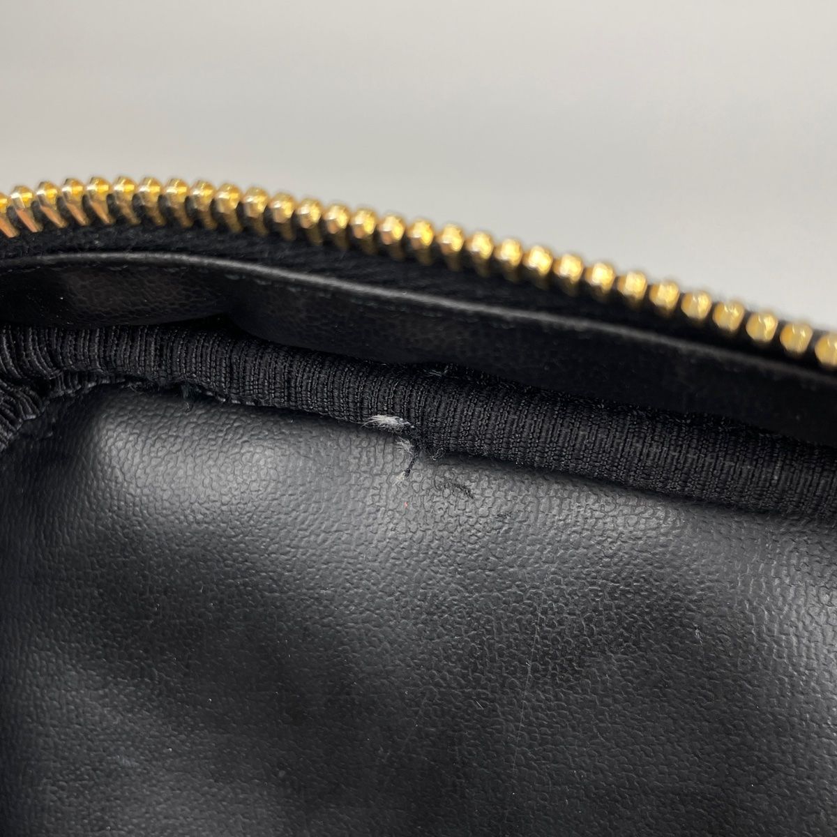  シャネル CHANEL ココマーク バニティバッグ コスメ メイク 小物入れ 化粧ポーチ キャビアスキン ブラック A 01998 レディース ポーチ バッグ