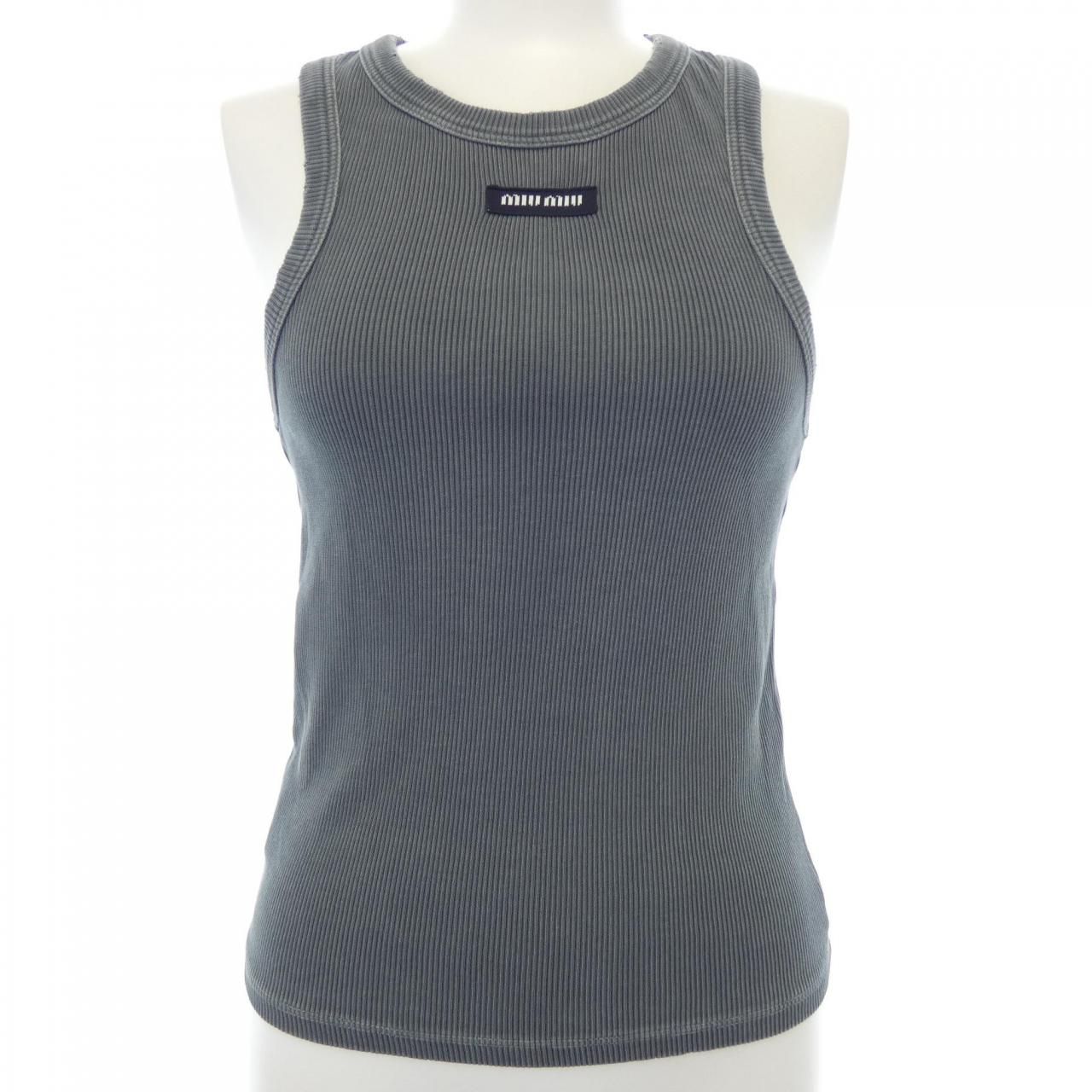 ミュウミュウ MIU MIU MIUMIU ロゴ MJT696 SOOO 15NM タンクトップ