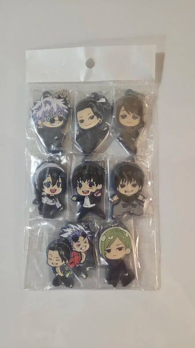 呪術廻戦 戯曲玉折 8種キーホルダーラバーチャーム