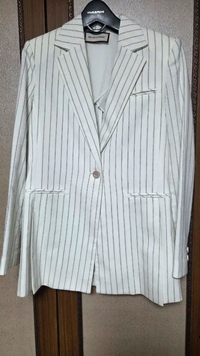 MOJO.S.PHINE モジョエスピン ストライプ リネン ジャケット 66