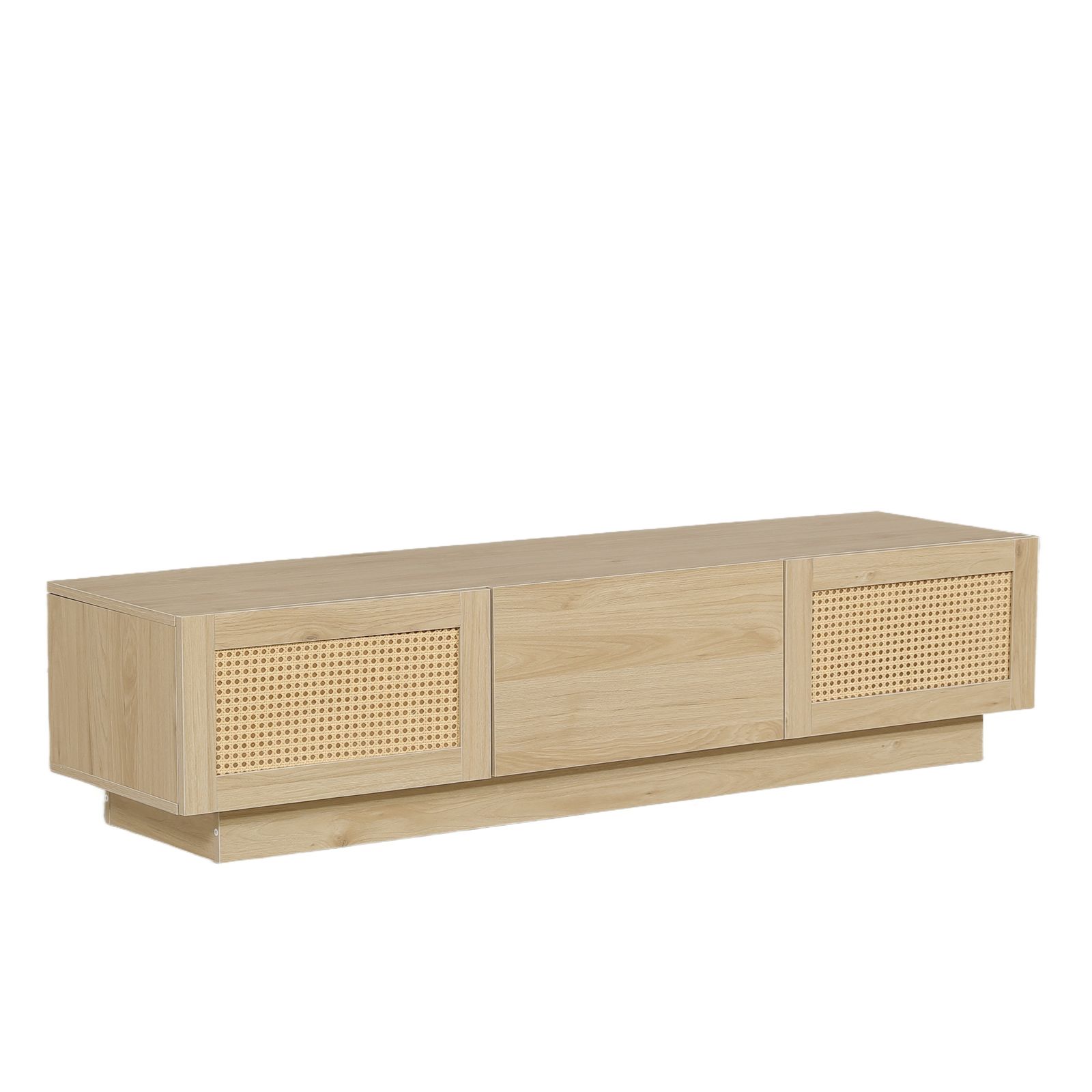 幅150cm テレビ台 ローボード 収納 テレビボード テレビラック リビングボード ラタン風 おしゃれ 北欧 引出し収納 TV台 TVボード ロータイプ 棚 シンプル スリム 大容量 組立品