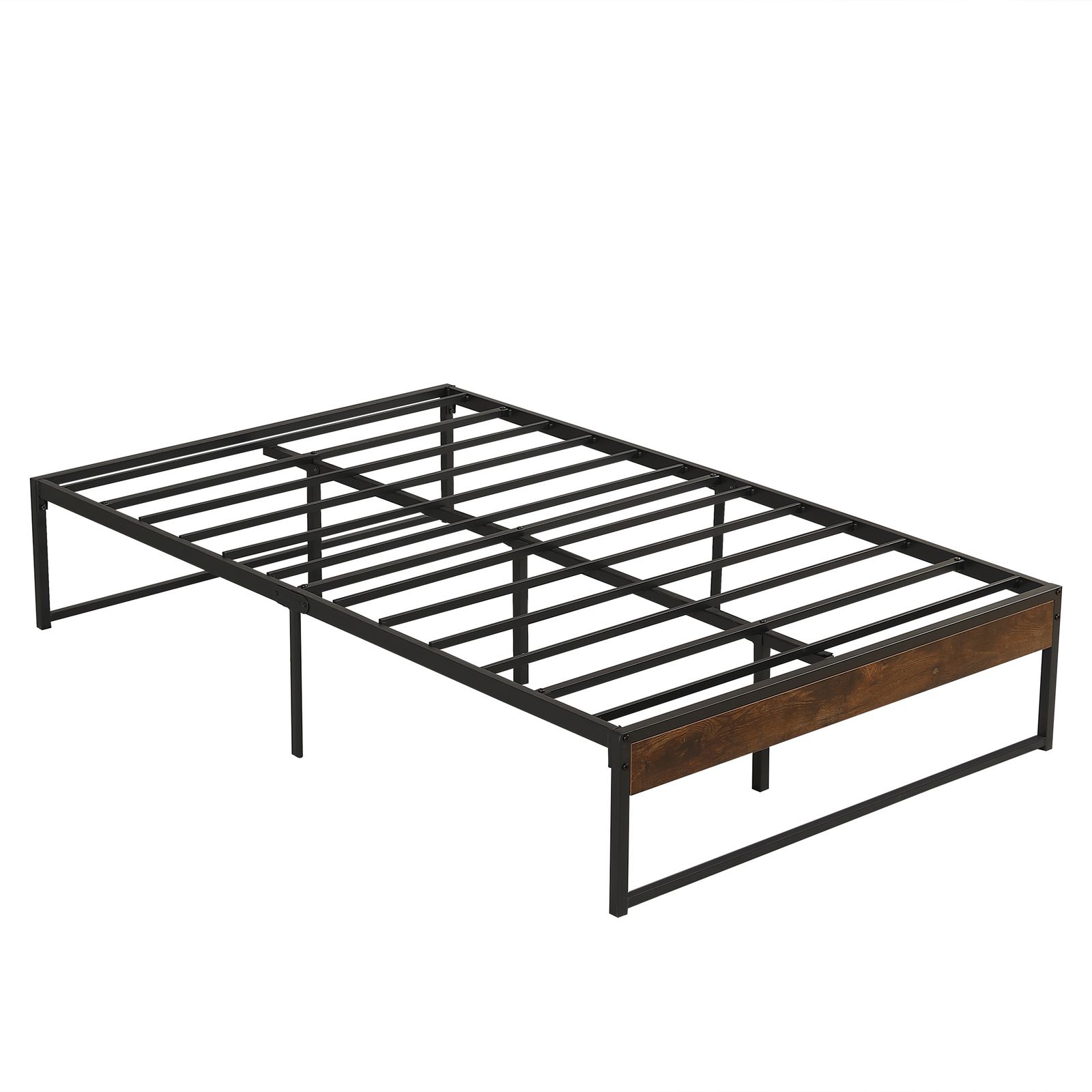 ベッドフレーム 【ダブル D】パイプベッドパイプ+木 シングルベッド　BLACK 数量限定セール」【ダブル D】ベッドフレーム パイプベッド ダブル D