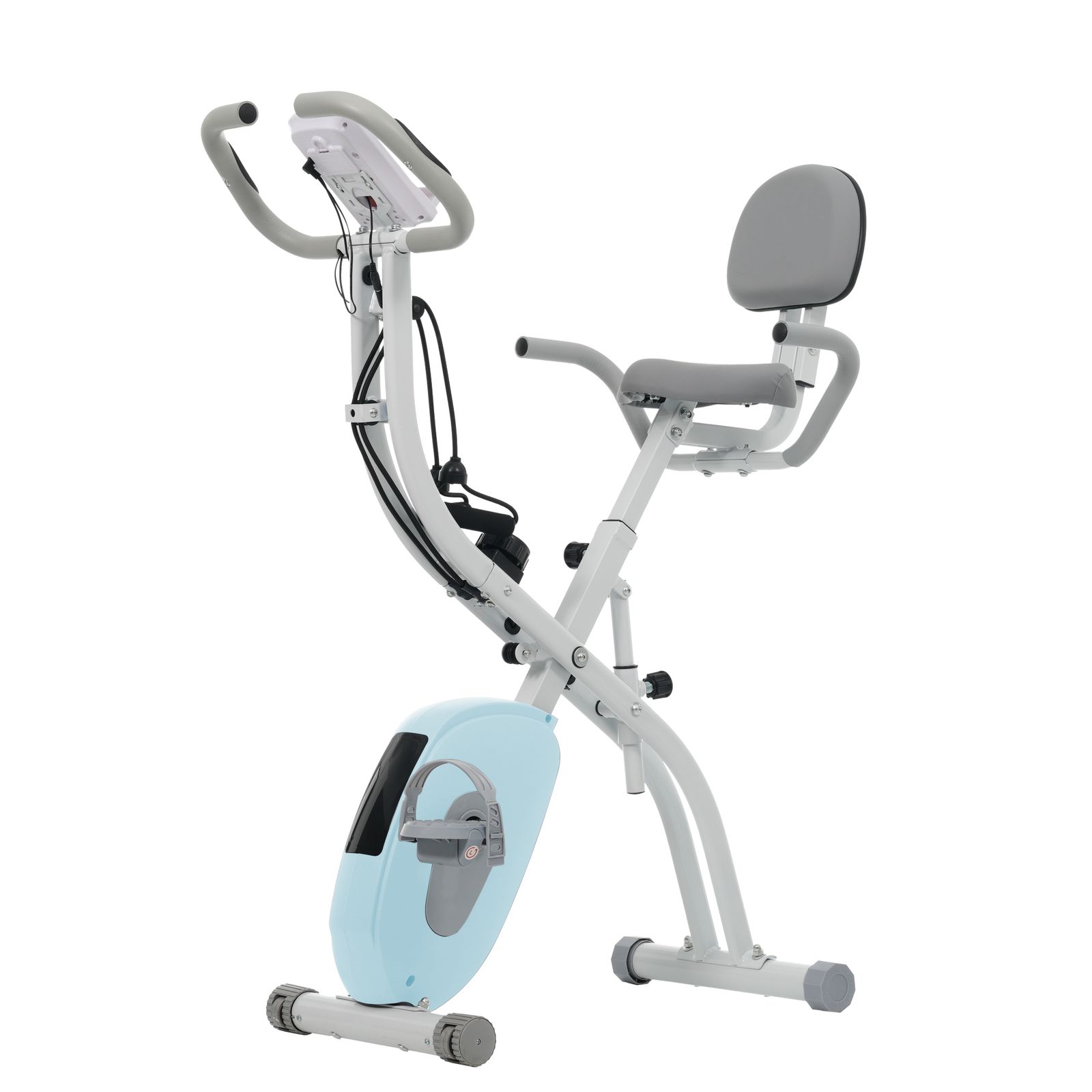 Xバイク エクササイズバン-ブルー ライトグレー