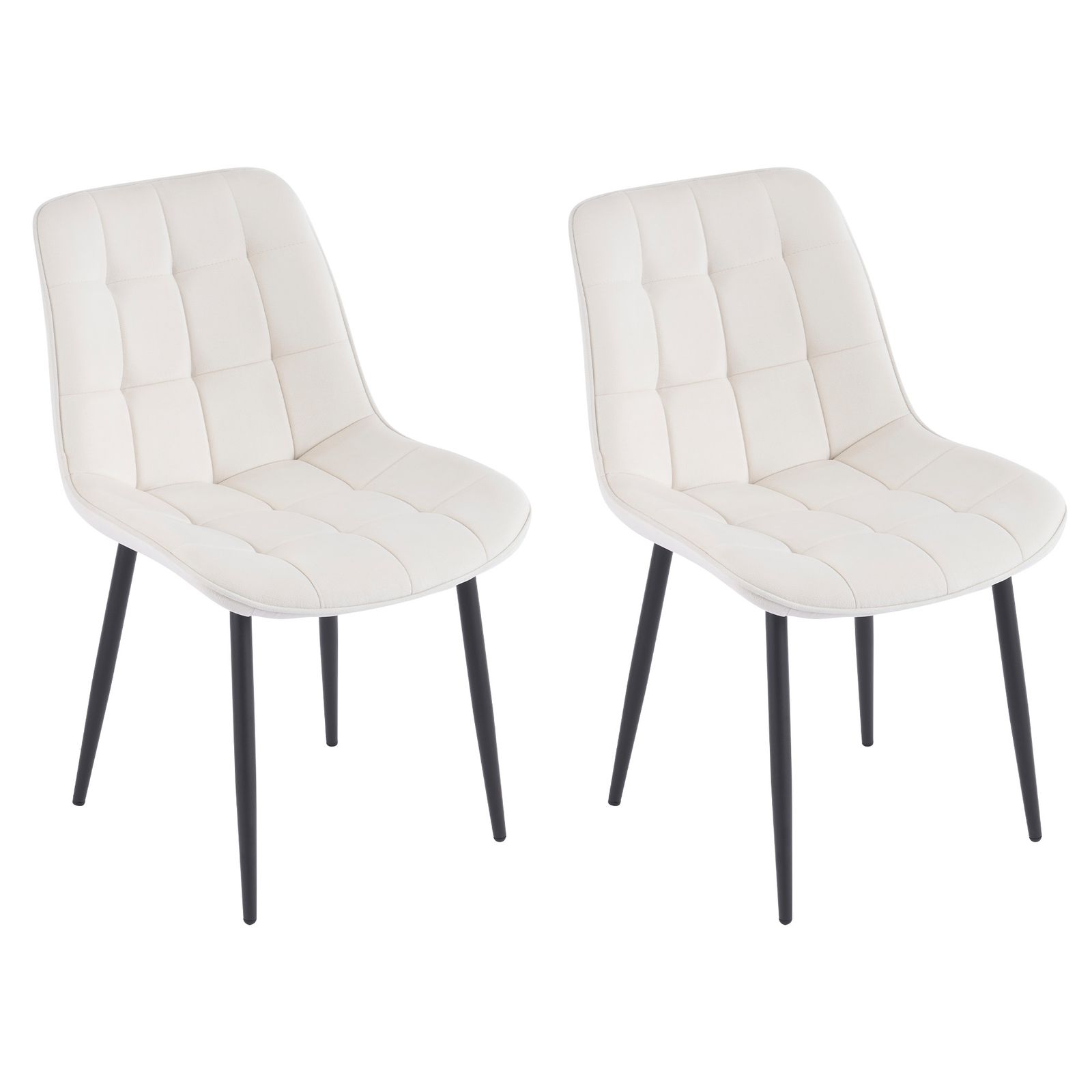 2脚 ダイニングチェア 椅子 ベルベット座面 コンパクト スチール脚 来客対応チェア おしゃれ 組立簡単 北欧風 イス テレワーク 在宅ワーク耐荷重130 kg