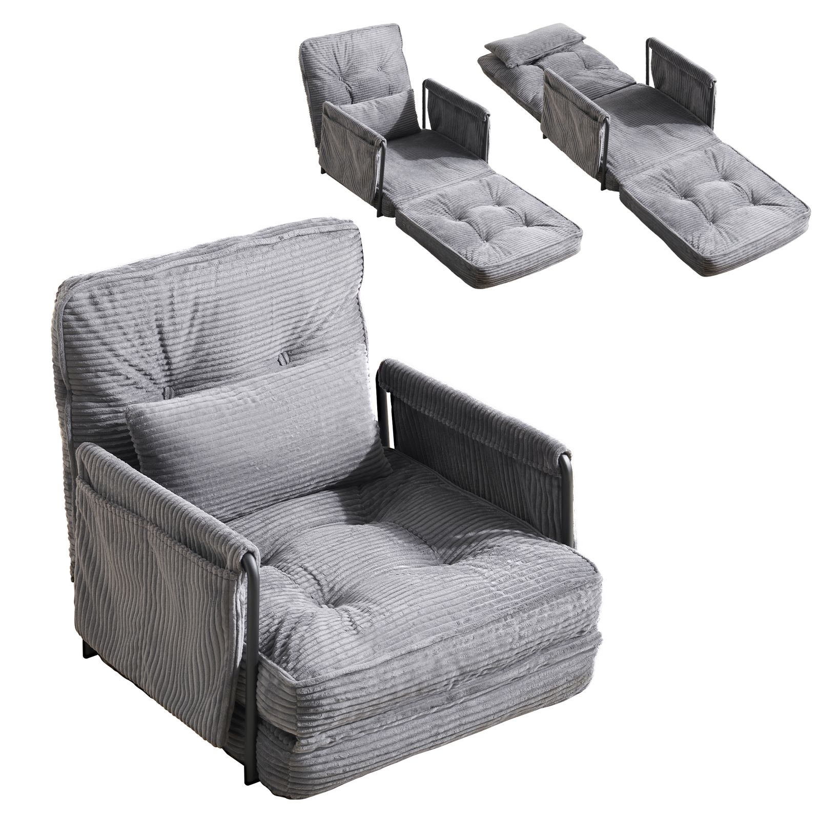  2個 ソファー ソファーベッド 座椅子 6段調整 3WAY 1人掛け シンプル ベッド 折りたたみ フロアソファー 寝る 座る 外観 実用性 コンパクト 包まれる感じ ふわふわ感 枕付き ソファカバーリングモダン 2人掛け 3人掛けソファ ソファ ソファベッド