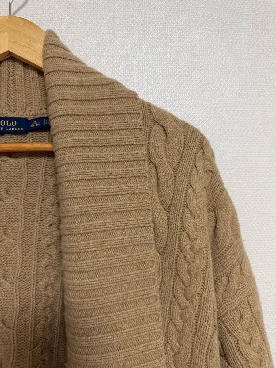 ポロラルフローレン ケーブルニット カーディガン ベージュ