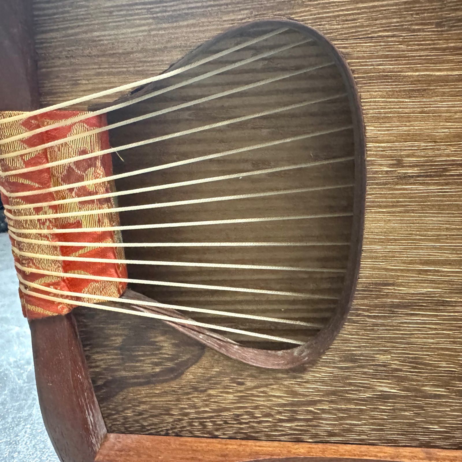 付属品多数】13弦琴 KOTO 13弦 すだれ彫り 和楽器 伝統楽器 箏 弦楽器
