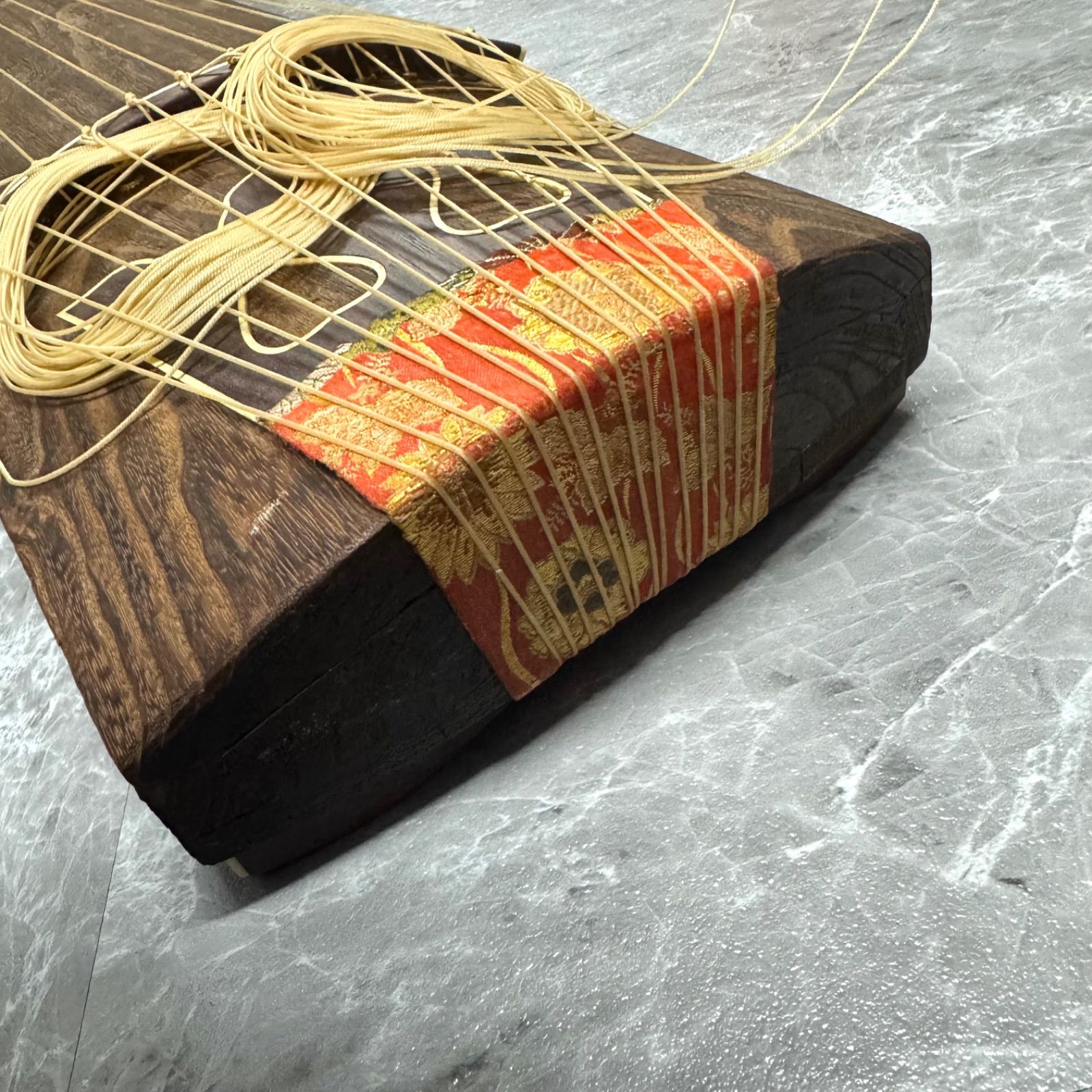 付属品多数】13弦琴 KOTO 13弦 すだれ彫り 和楽器 伝統楽器 箏 弦楽器