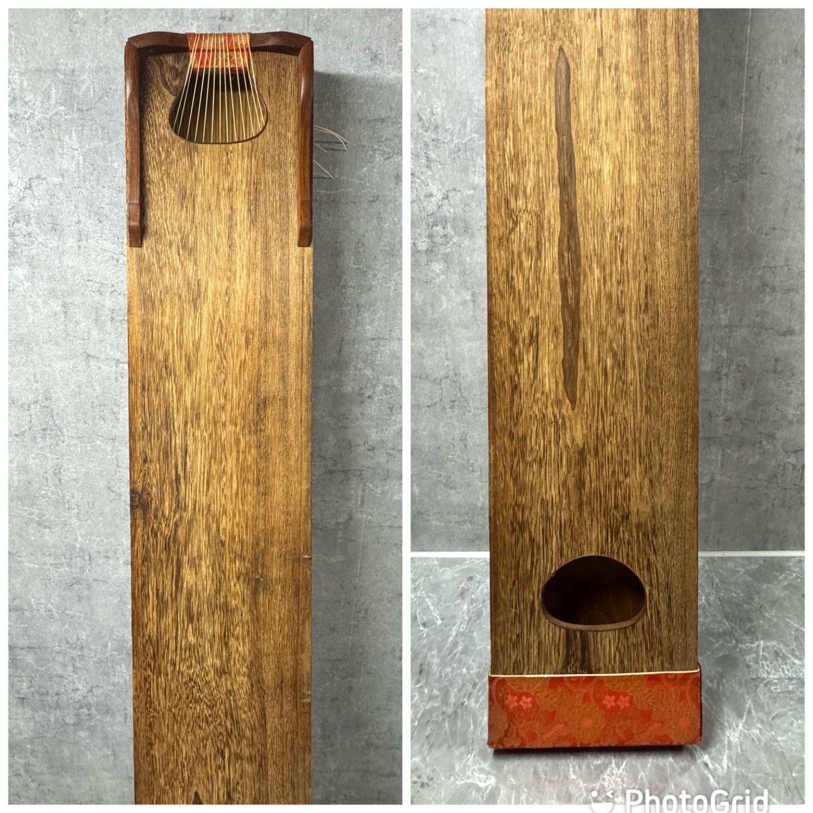 付属品多数】13弦琴 KOTO 13弦 すだれ彫り 和楽器 伝統楽器 箏 弦楽器
