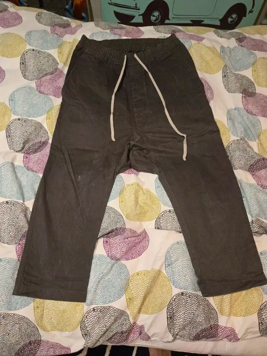 リックオウエンス ダークシャドウ オリーブ ドローストリング パンツ 46