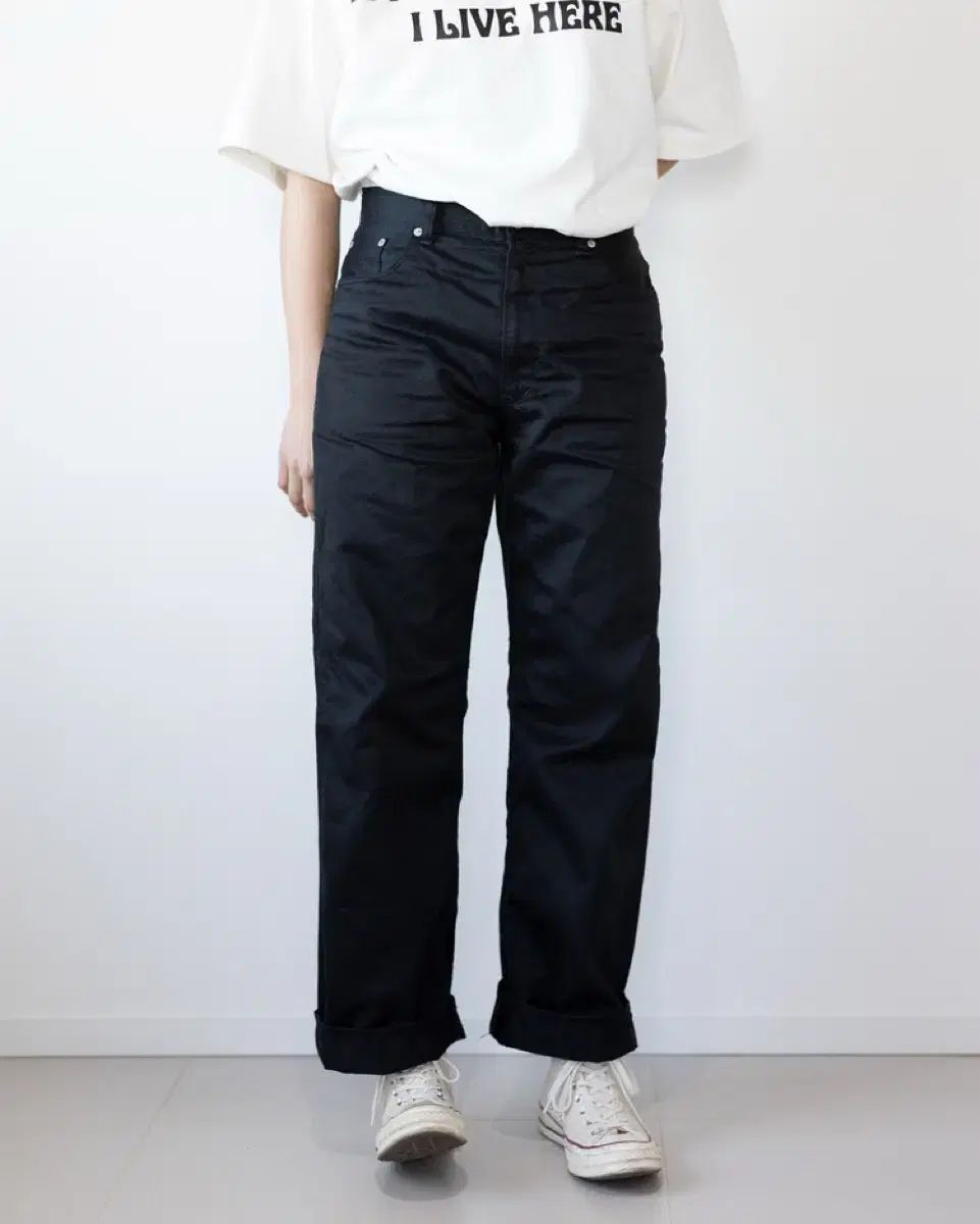 DEMIL x カクタスソーイングクラブ ウエストポイント チノ ブラック 2