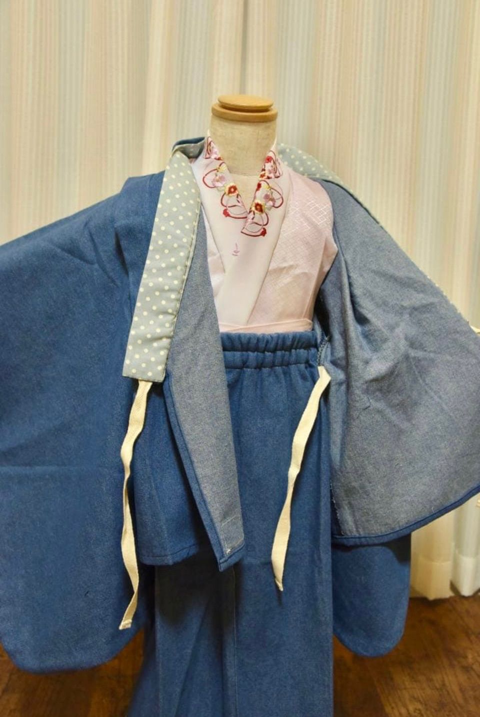 デニムの三歳祝着