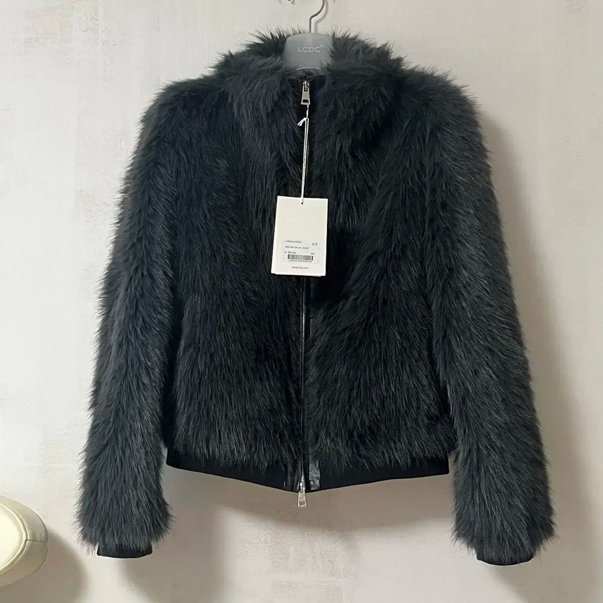 lcdc エルシーディーシー ファー ジップアップ グレー -