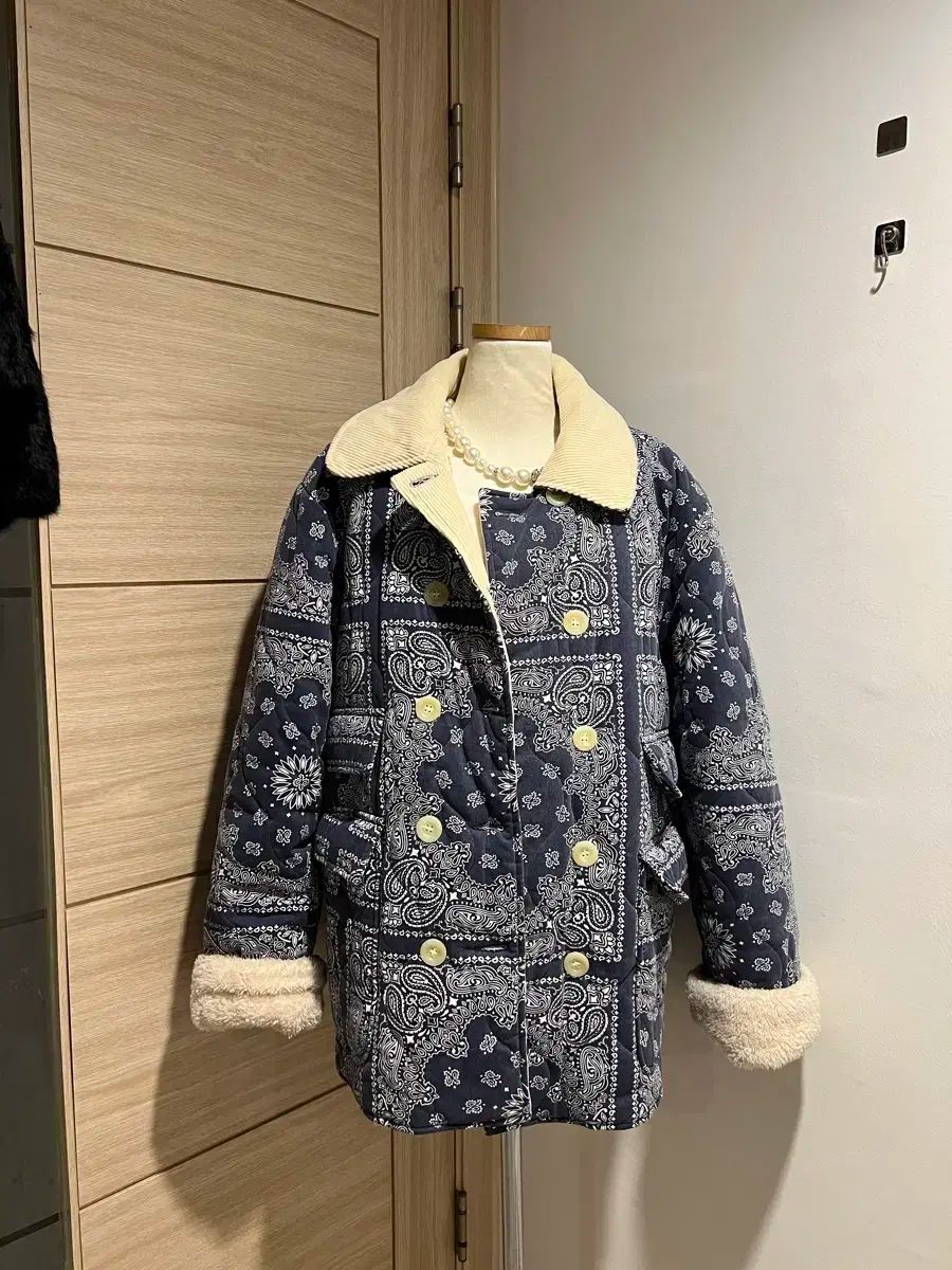 メンデルス クチュール キルティング ベイズリー ジャケット F