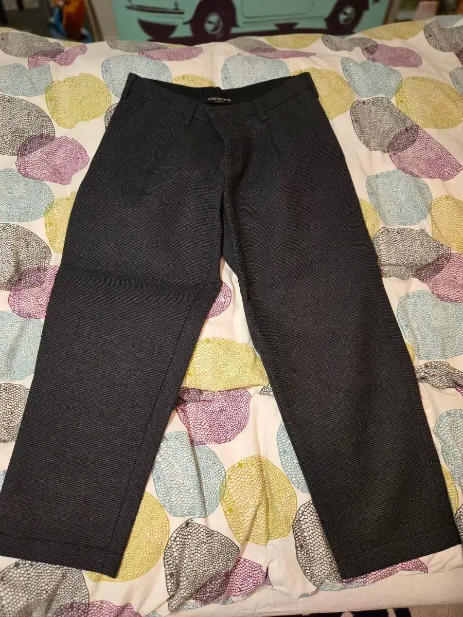 kolor グレー スモールチェック柄 冬 パンツ ウエスト30