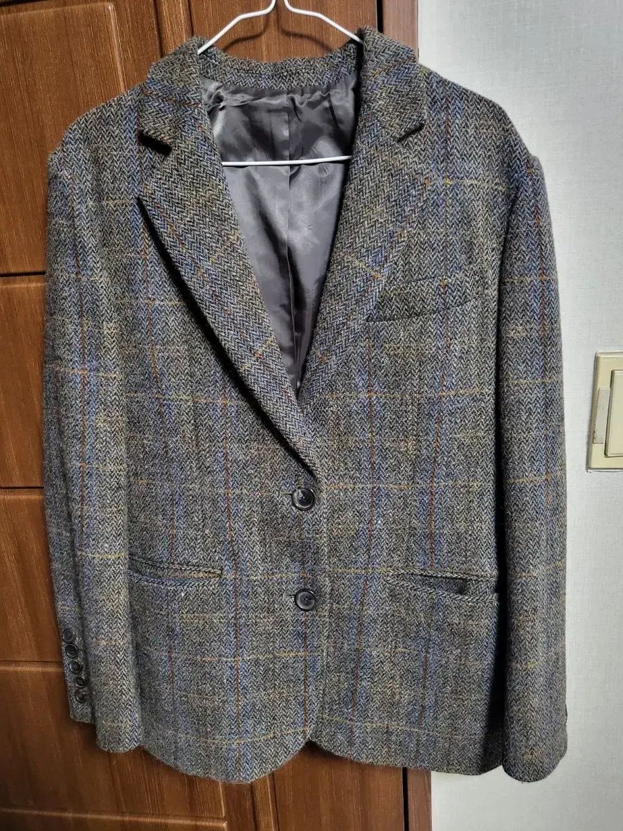 キーン kinder salmon レディース ハリス ツイード ブレーザー 90