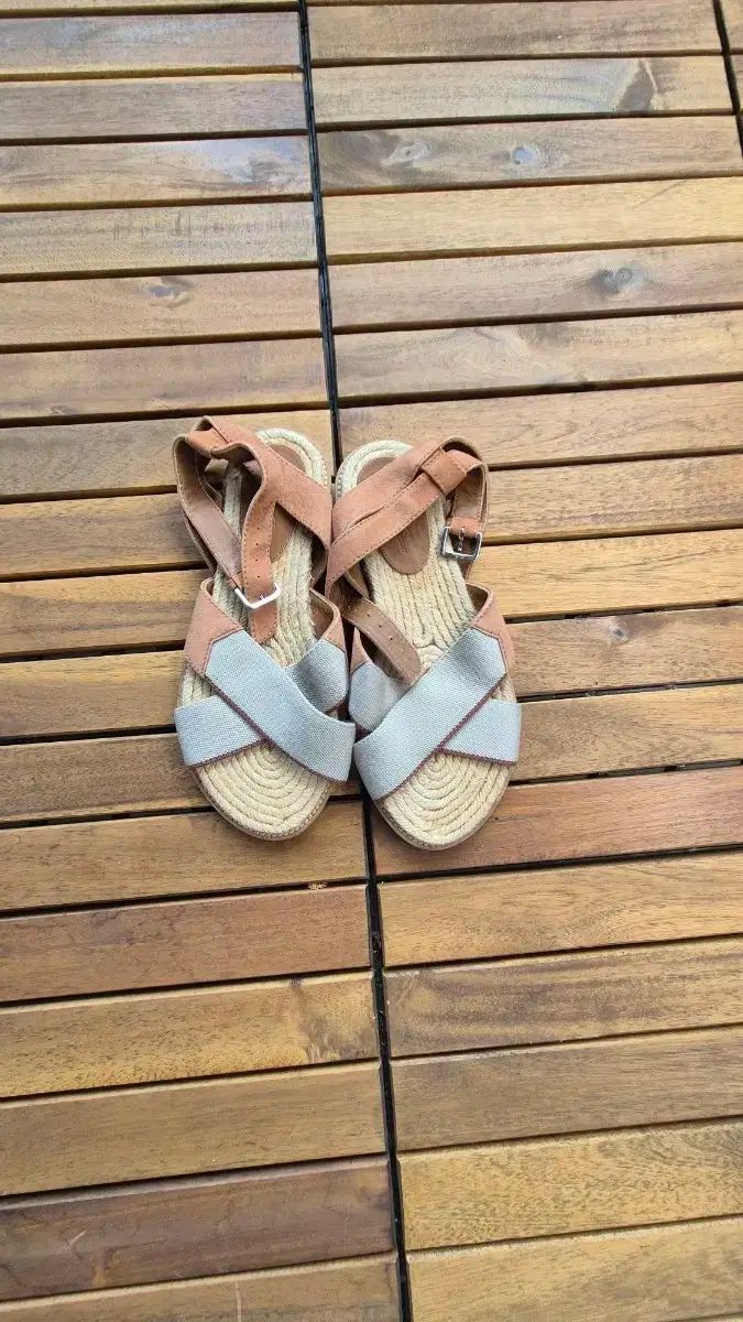 Loro Piana ロロ ピアーナ ウェッジ サンダル ブラウン