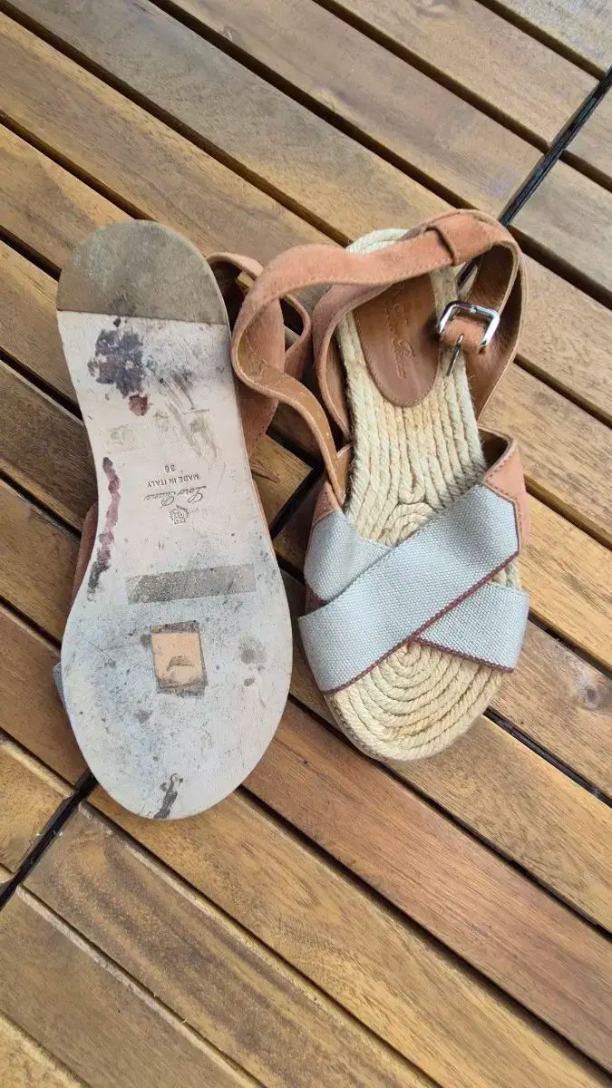  Loro Piana ロロ ピアーナ ウェッジ サンダル ブラウン サンダル サンダル ミュール