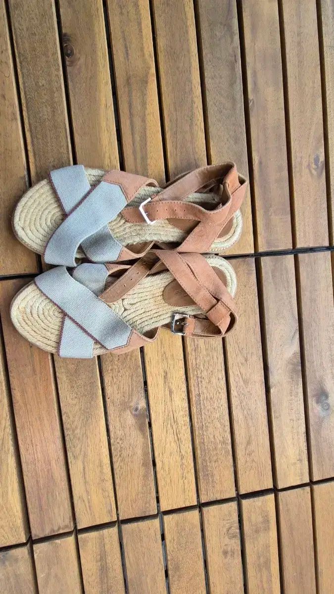 Loro Piana ロロ ピアーナ ウェッジ サンダル ブラウン