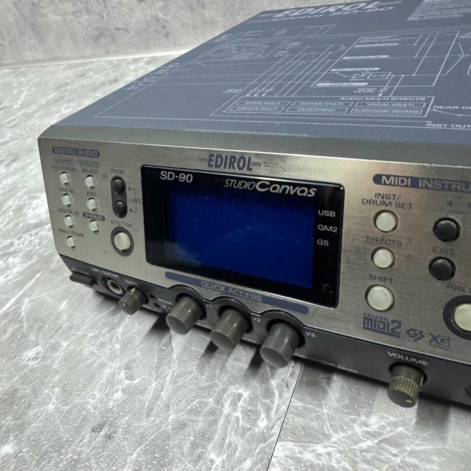 最強音源、即戦力！】Roland ローランド SD-90｜高音質音源モジュール