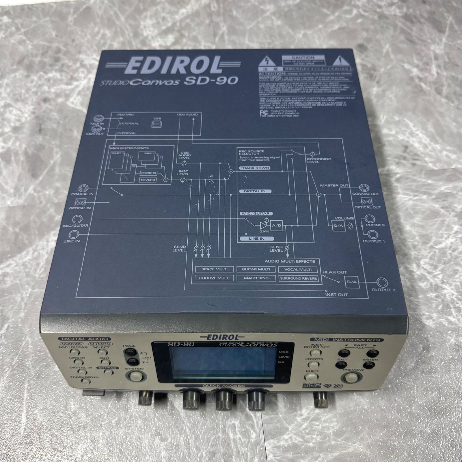 最強音源、即戦力！】Roland ローランド SD-90｜高音質音源モジュール