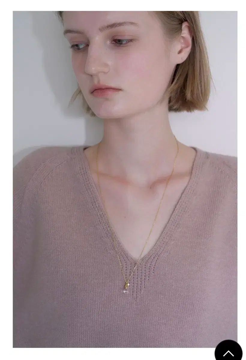  ｜OFベージュ ニット モブピンク 長袖 ニット セーター