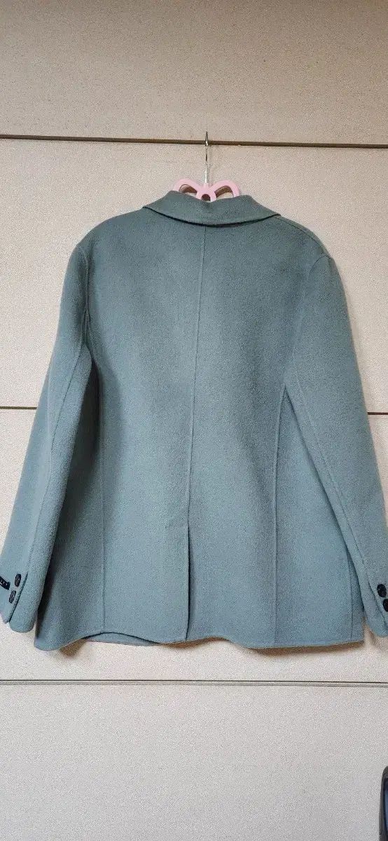 シスレー ウールコート ライトブルー