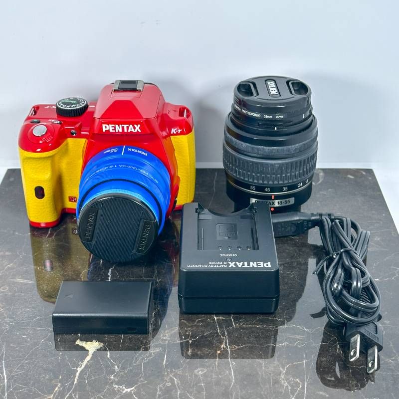 PENTAX K-r レッド　レンズ×2 Amazon Canada: Pentax K-r 12.4 MP Digital SLR Camera with 3.0-Inch