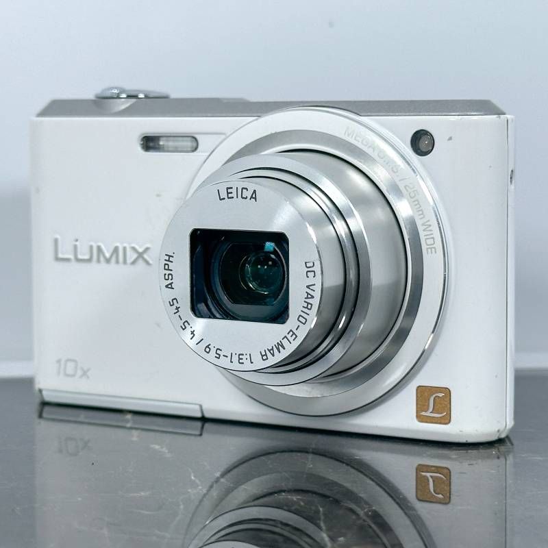 Panasonic LUMIX DMC-SZ3 ホワイト コンデジ デジカメ 10倍ズーム 手