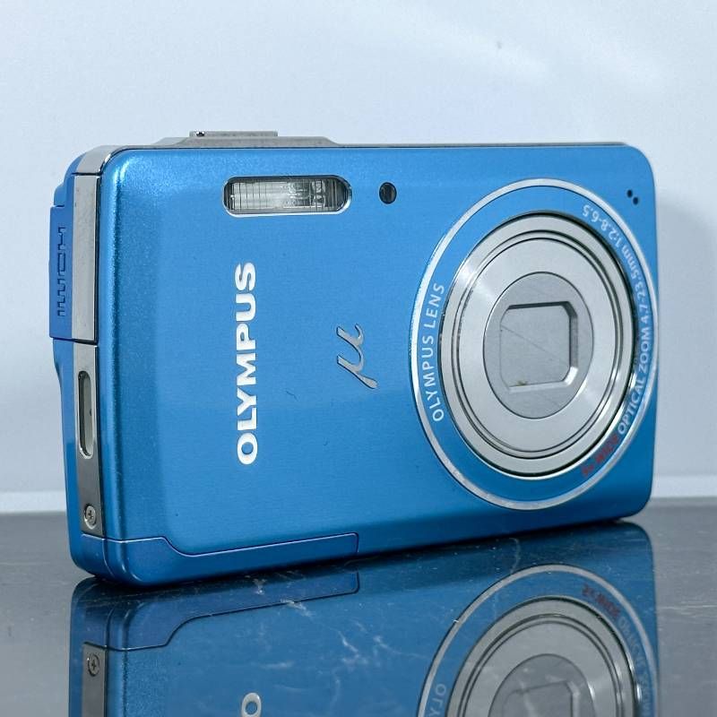 OLYMPUS μ-5010 ブルー 薄型コンデジ 1400万画素 光学5倍ズーム 手ブレ