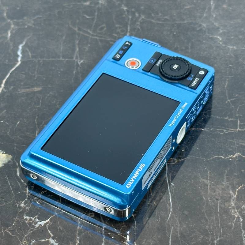 OLYMPUS μ-5010 ブルー 薄型コンデジ 1400万画素 光学5倍ズーム 手ブレ