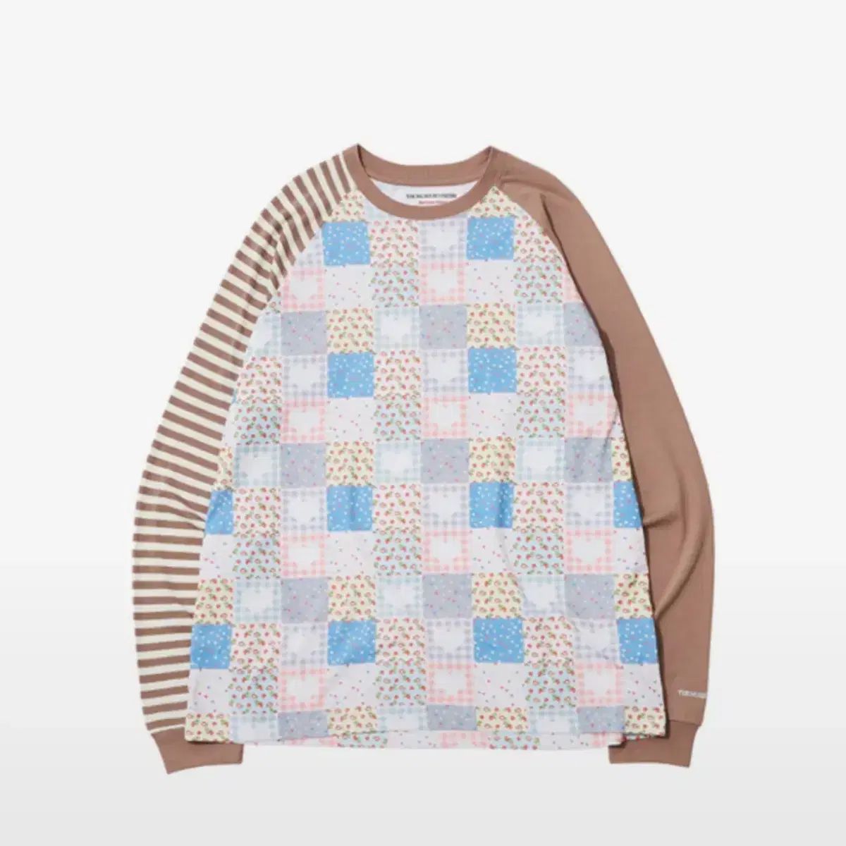 THE MUSEUM VISITOR ザミュージアムビジター パッチ ロングスリーブ ブラウン