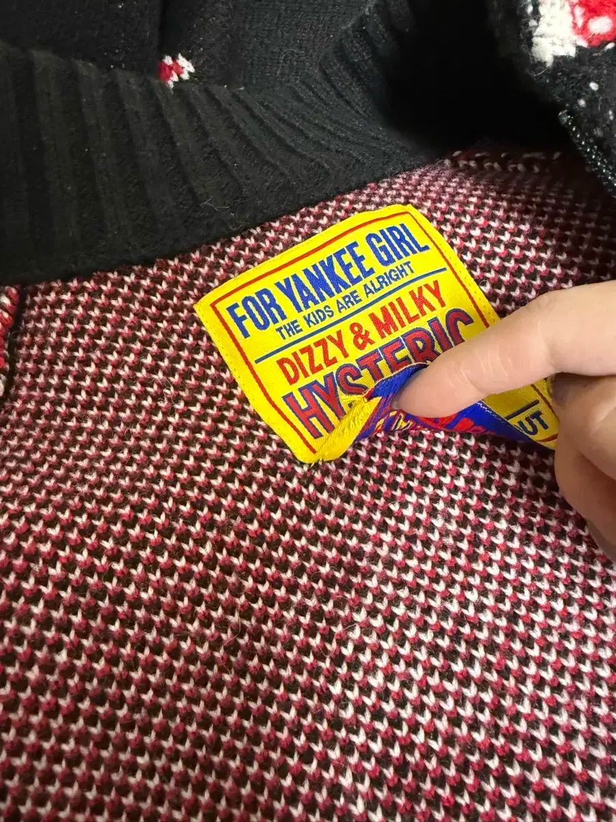  HYSTERIC GLAMOUR ヒステリックグラマー ニット ジップアップ 長袖 ニット セーター