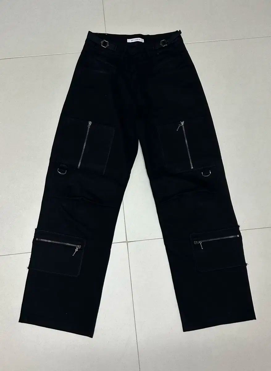 SETUP EXE 黒 カーゴ コットン パンツ