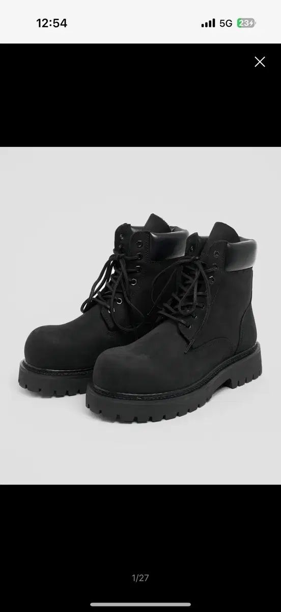 LOSTGARDEN Route ブラック ウォーカーブーツ