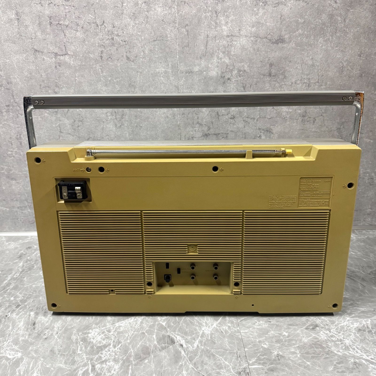 昭和の名機ここに！SONY ソニー CFS-F5｜昭和レトロラジカセ｜希少