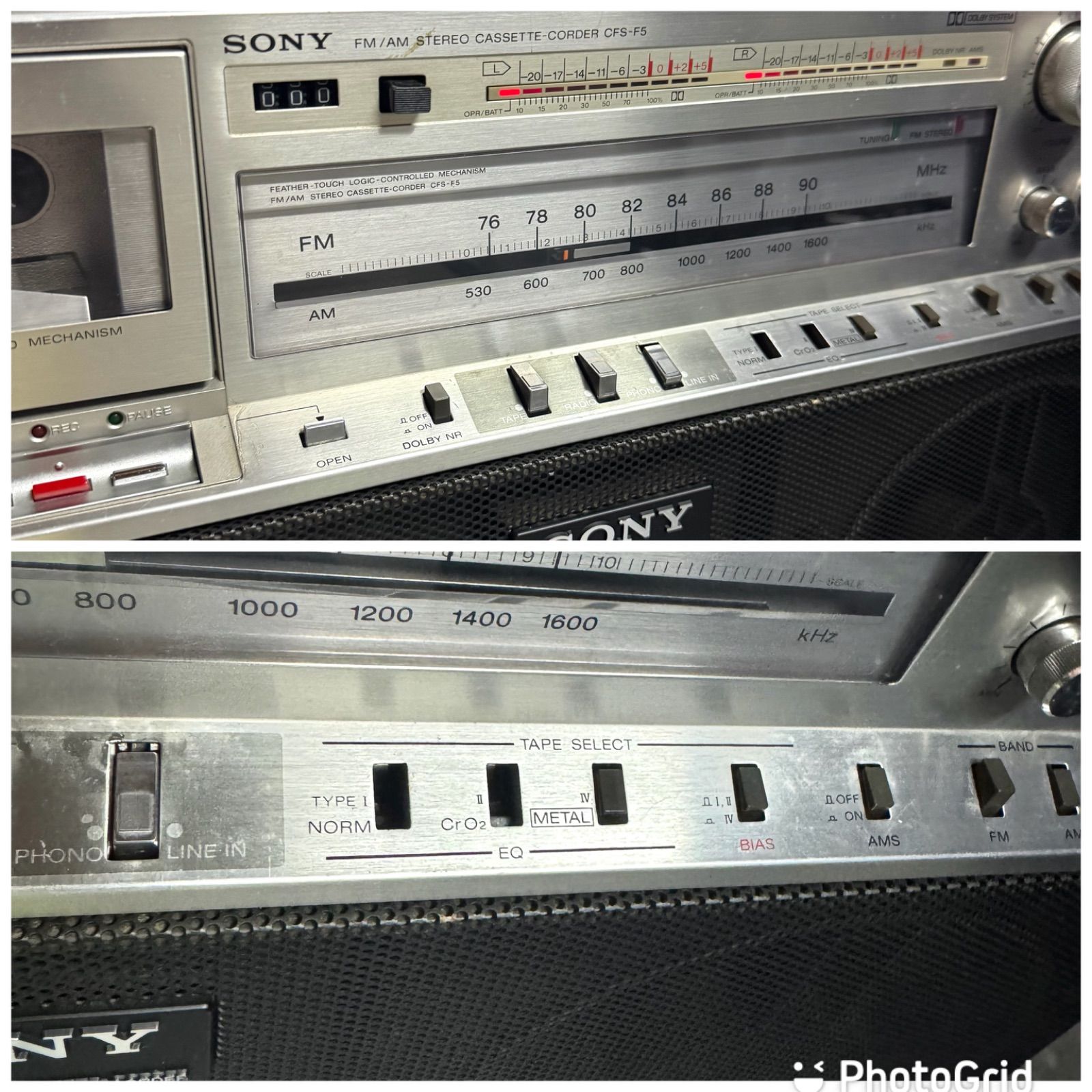 希少品　レトロ　SONY ソニー CFS-F5 ラジオ ラジカセ　ジャンク扱い Yahoo!オークション - 「ソニー cfs f5」の落札相場・落札価格