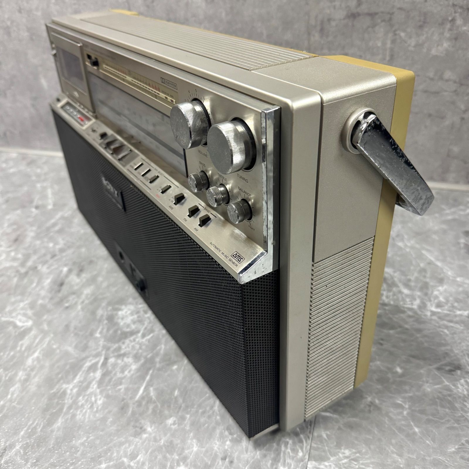 希少品　レトロ　SONY ソニー CFS-F5 ラジオ ラジカセ　ジャンク扱い Yahoo!オークション - 「ソニー cfs f5」の落札相場・落札価格