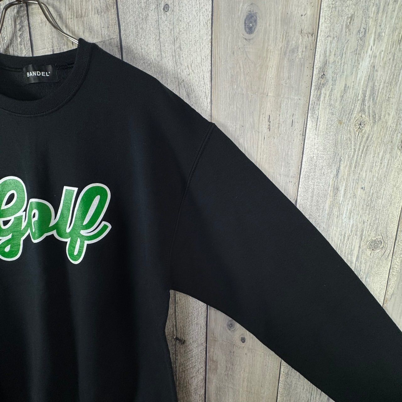 BANDEL GOLF バンデルゴルフ　スウェット　メンズ　トレーナー　L 黒 BANDEL バンデル GOLF ゴルフ ウェア 裏起毛 スウェット スエット