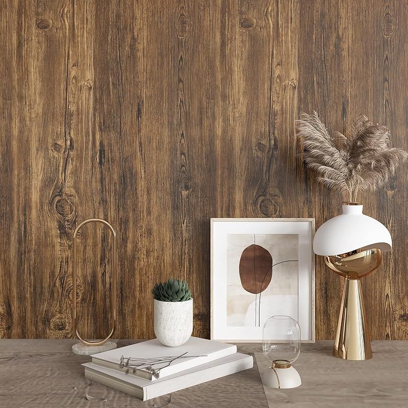 YXSNG] 壁紙 木目 デザイン32 40cm*10m リメイクシート 木目柄 厚手 はがせる壁紙シール 木目調 壁用 ウッド VEELIKE 木目調  壁紙シール 剥がせる 木目シール （まさめ 北欧風 40ｘ900cm） リフォームシート リメイクシート カッティングシート ウォールステッカー 部屋  ... [YXSNG] リメイクシート 木目 ナチュラル おしゃれ 木目調 簡単 貼れる ＤＩＹ カッティングシール インテリアシート 壁紙