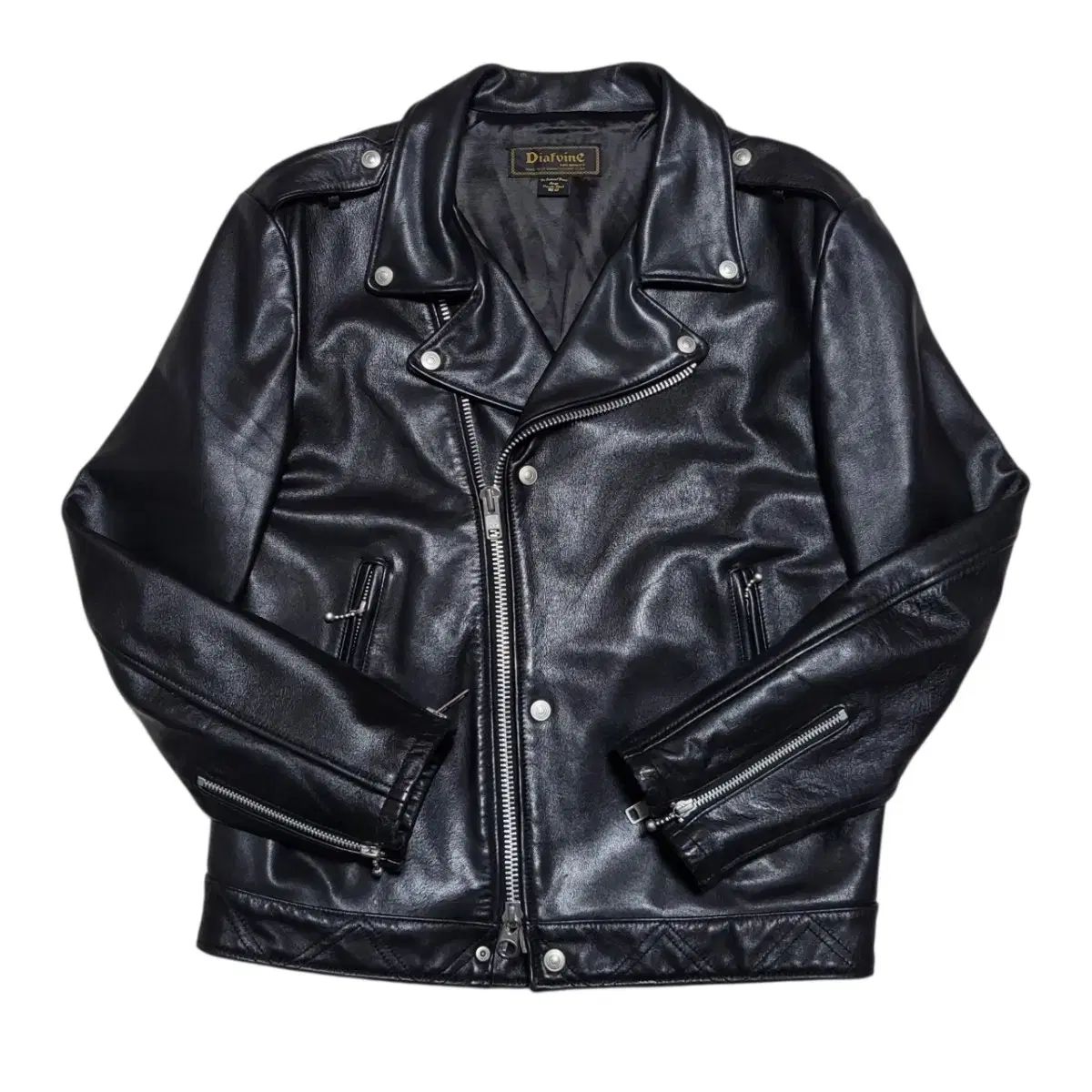 L DIAFVINE ディアファイン スティアーハイド ジョニー ジョニー ライダースジャケット
