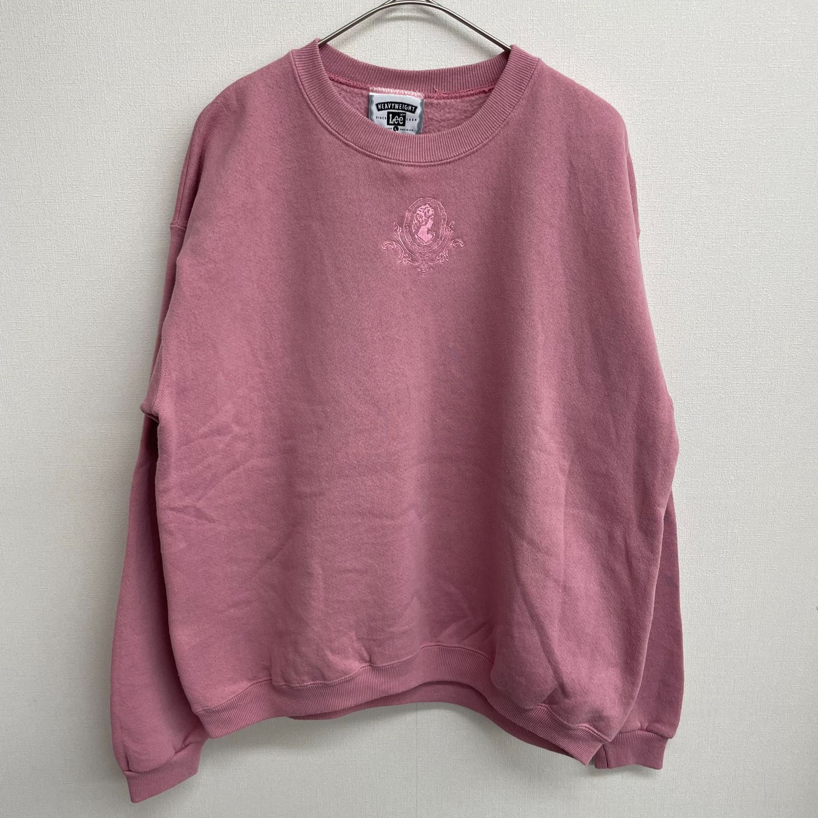 90s US製 LEE スウェット ピンク MADE IN USA【メンズL】 - メルカリ