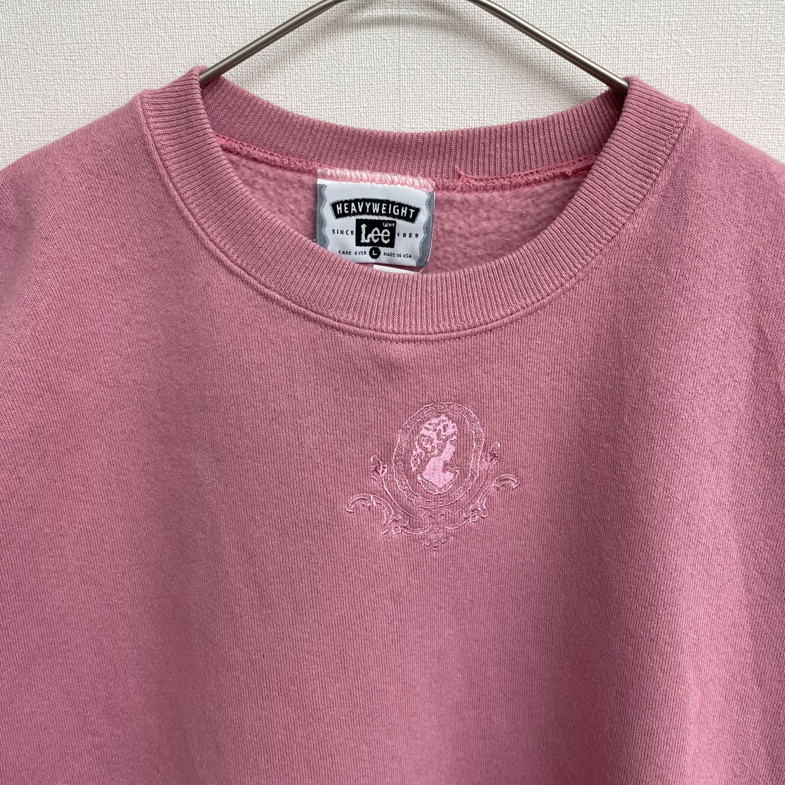 90s US製 LEE スウェット ピンク MADE IN USA【メンズL】 - メルカリ
