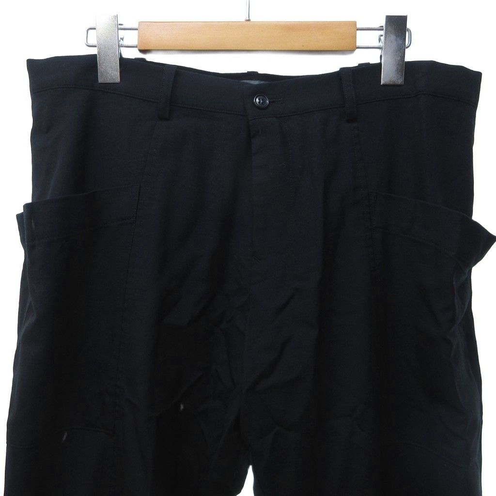 Yohji Yamamoto ブラック スラックス M ヨウジヤマモト YOHJI YAMAMOTO +NOIR 美品 パンツ スラックス 黒