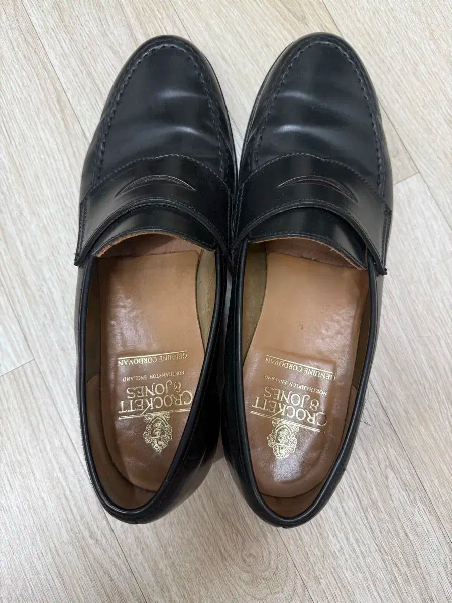 クロケット-ジョーンズ ハーバード コードバン ローファー 9E