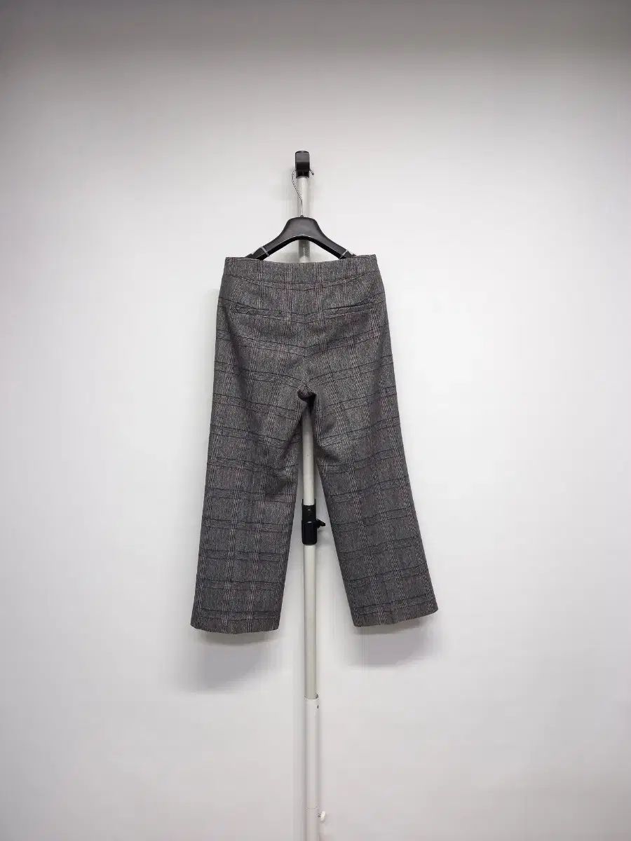 ミシャ 秋冬 ウール グレー ストレート フィット パンツ 55