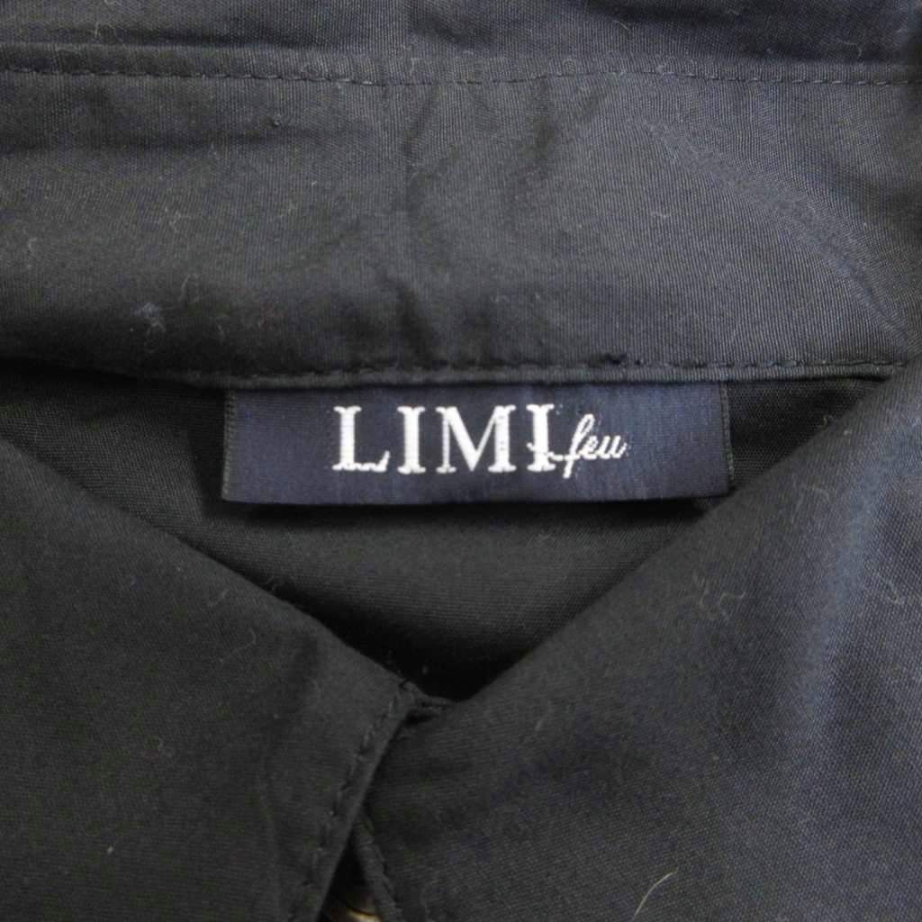  リミフゥ LIMI feu 22 SS ビッグスリーブブラウス シャツ 黒 ブラック LG-B 27-002 長袖 シャツ ブラウス