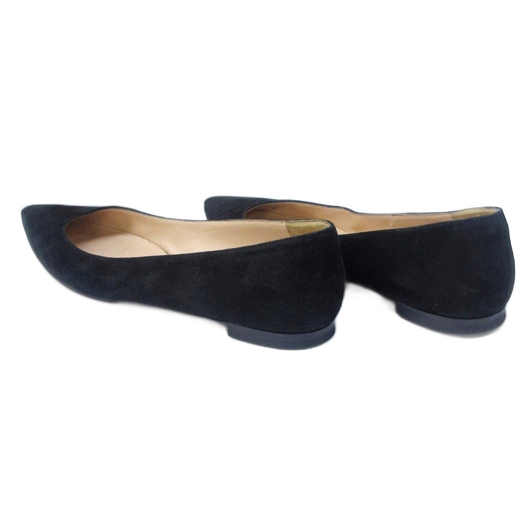 ジャンヴィトロッシ Gianvito Rossi フラットシューズ スエード レザー