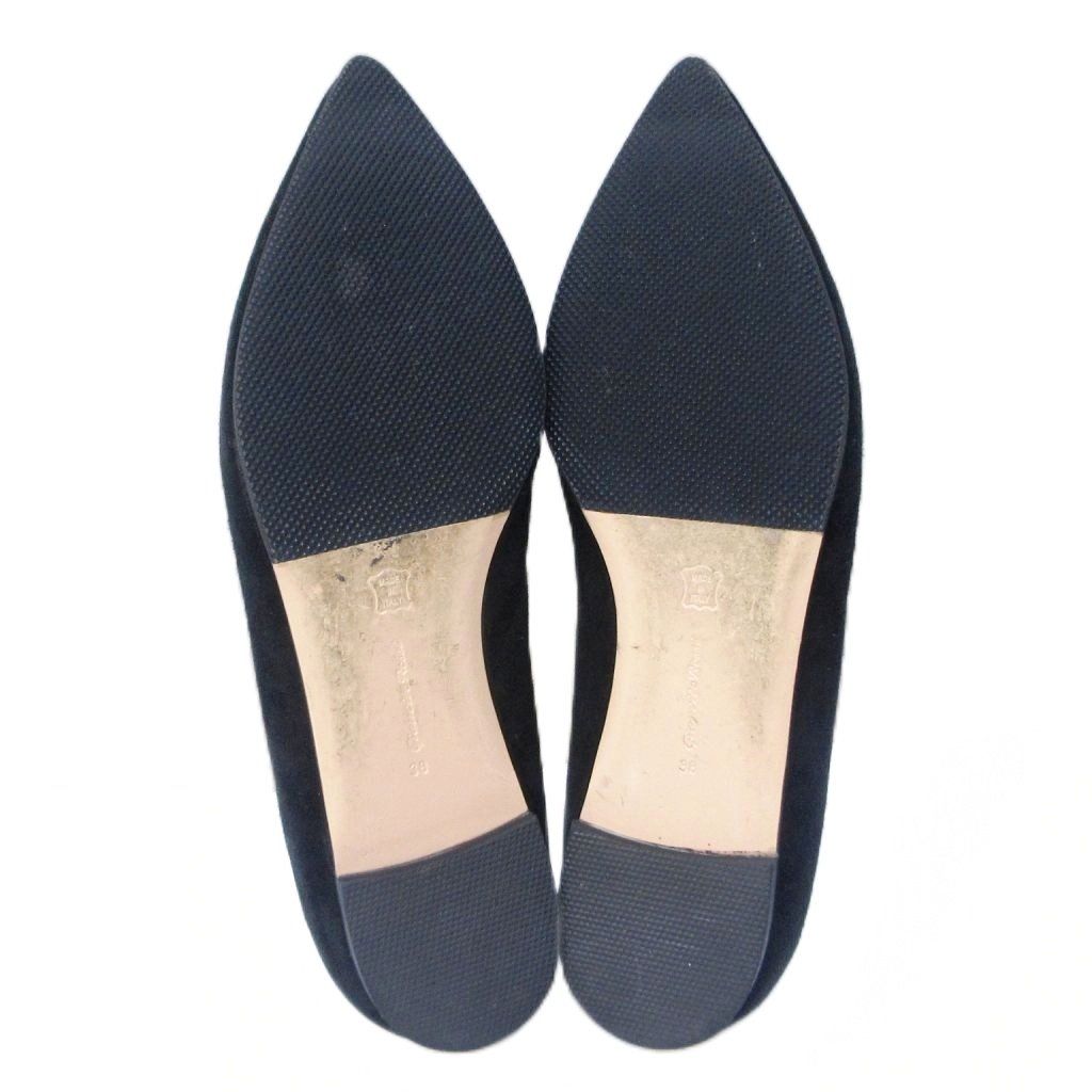 ジャンヴィトロッシ Gianvito Rossi フラットシューズ スエード レザー